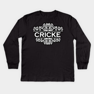 Sports Cricket Kids Long Sleeve T-Shirt